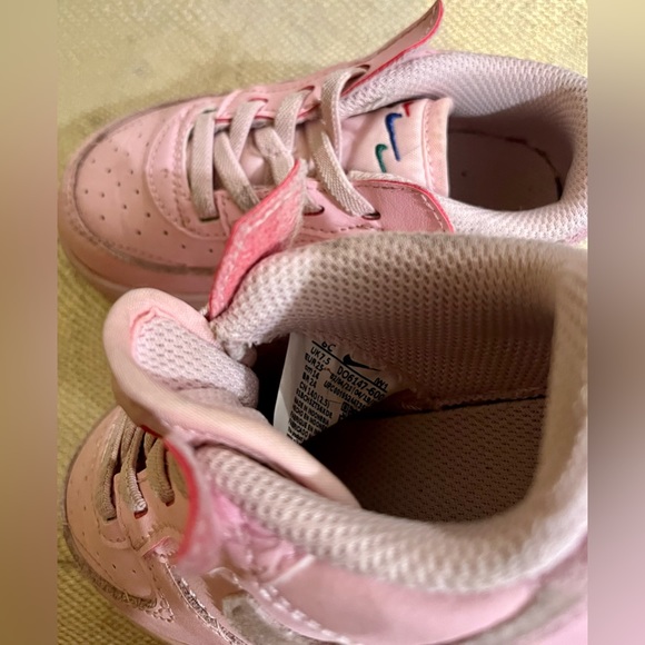 Nike Pink Air Force 1 Sneakers 8